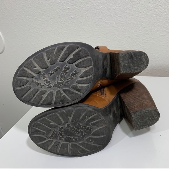 Kork-Ease Farah Leather Ankle Boot Heeled Camel - Picture 9 of 10